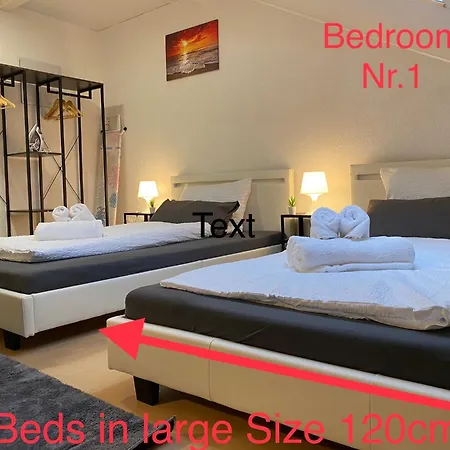 Deluxe Business Mit Netflix Premium & Parkplatz, Zentral Zu Audi & Schwarz Gruppe With 2 Bedrooms * Bad Friedrichshall