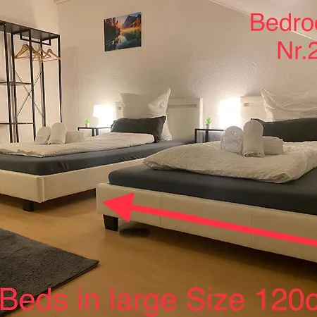 Apartment Deluxe Business Mit Netflix Premium & Parkplatz, Zentral Zu Audi & Schwarz Gruppe With 2 Bedrooms *